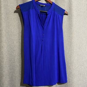 Cable & Gauge Sleeveless Top